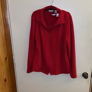 Laura Ashley Red vest and Jacket